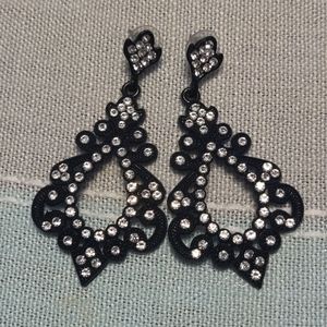 Black Dangle Earrings